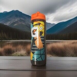 Gatorade GX 30oz Squeeze Water Bottle Orange Cap Hydration